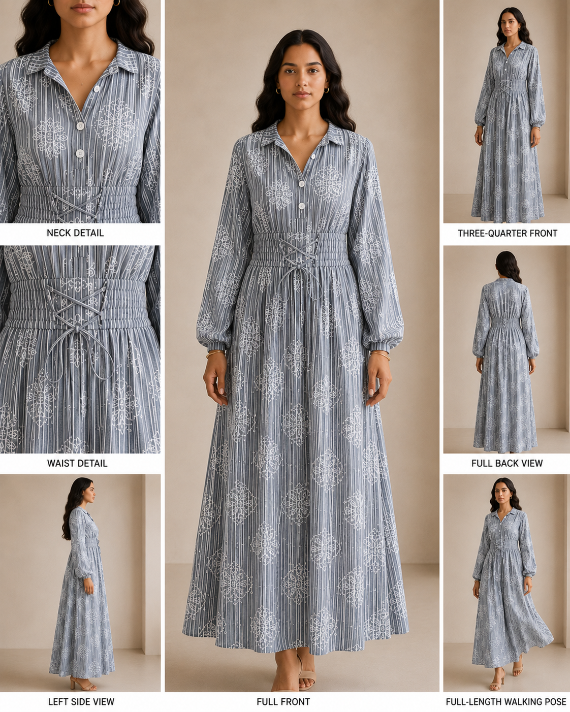 Beyond| Luna Corset Maxi Dress