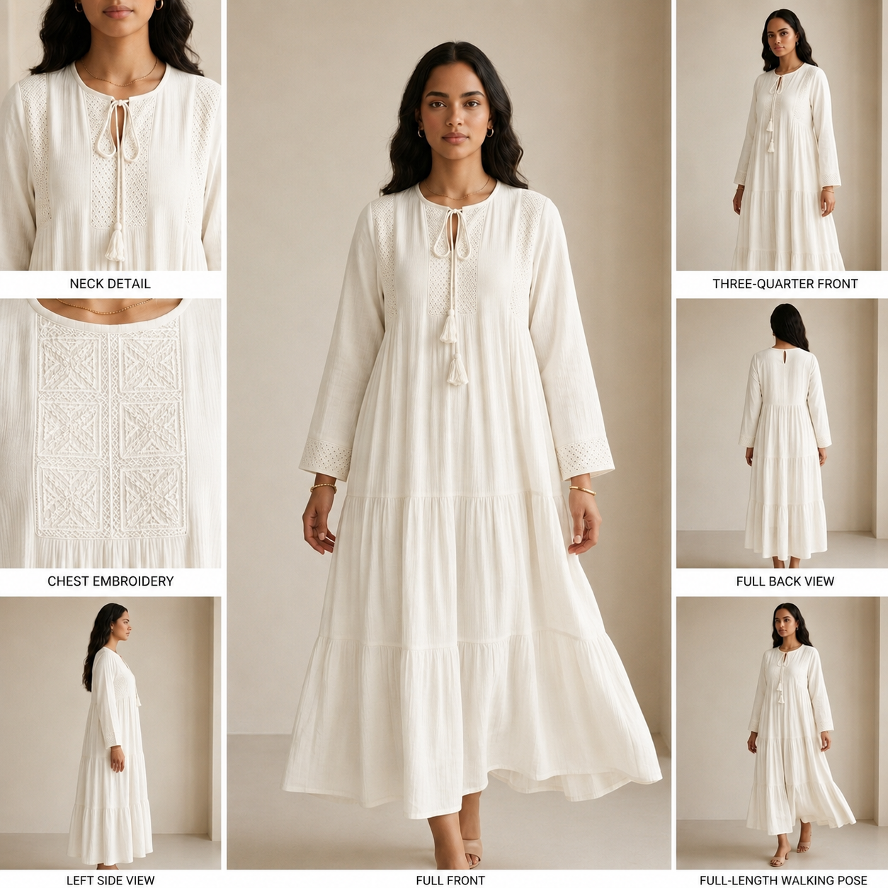 Beyond | Embroidered Dress